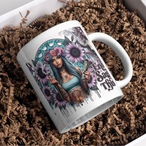 Handmade Not Enough Sage Coffee Mug | New 15oz Sublimated Coffee Mug